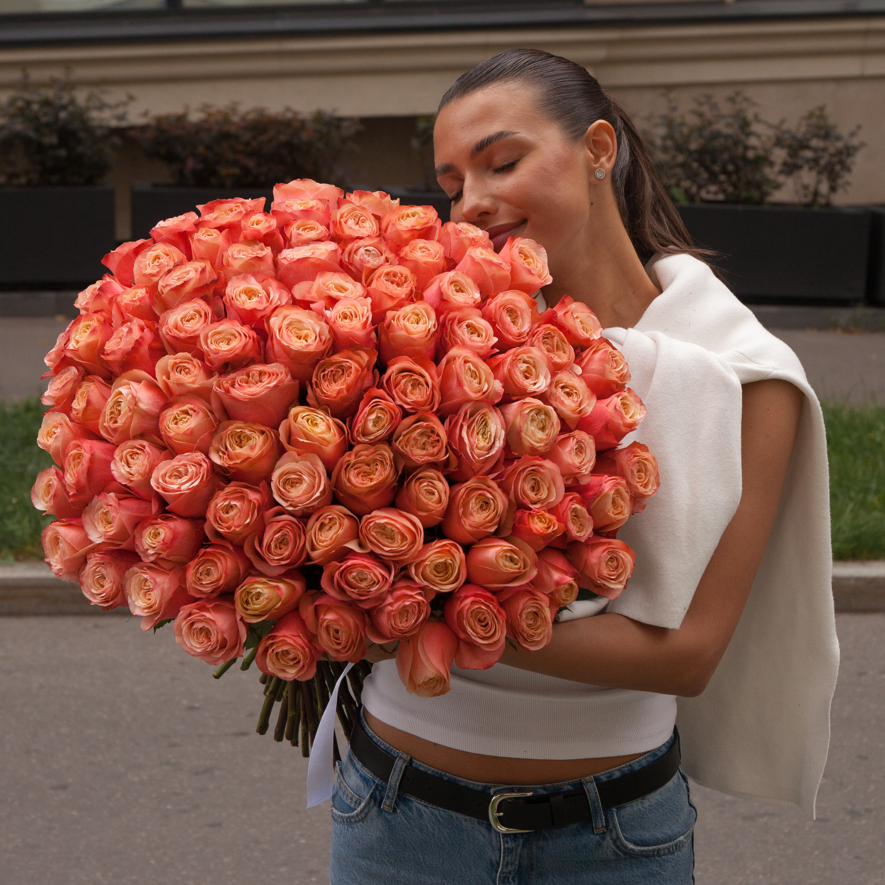 Букет из 101 розы "Кахала" Эквадор